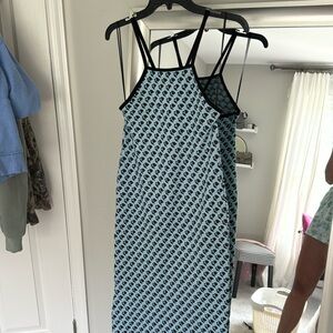 Zara crochet, midi dress high neck size medium